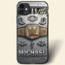 Load image into Gallery viewer, Championship Belt Phone Case - Personalize Your Perfect Gift for Wrestling Fans!
