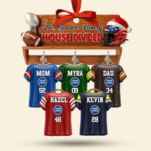 Load image into Gallery viewer, House Divided Family Ornament - A Personalized Touch for Family Unity Ornament PopCulturePrints
