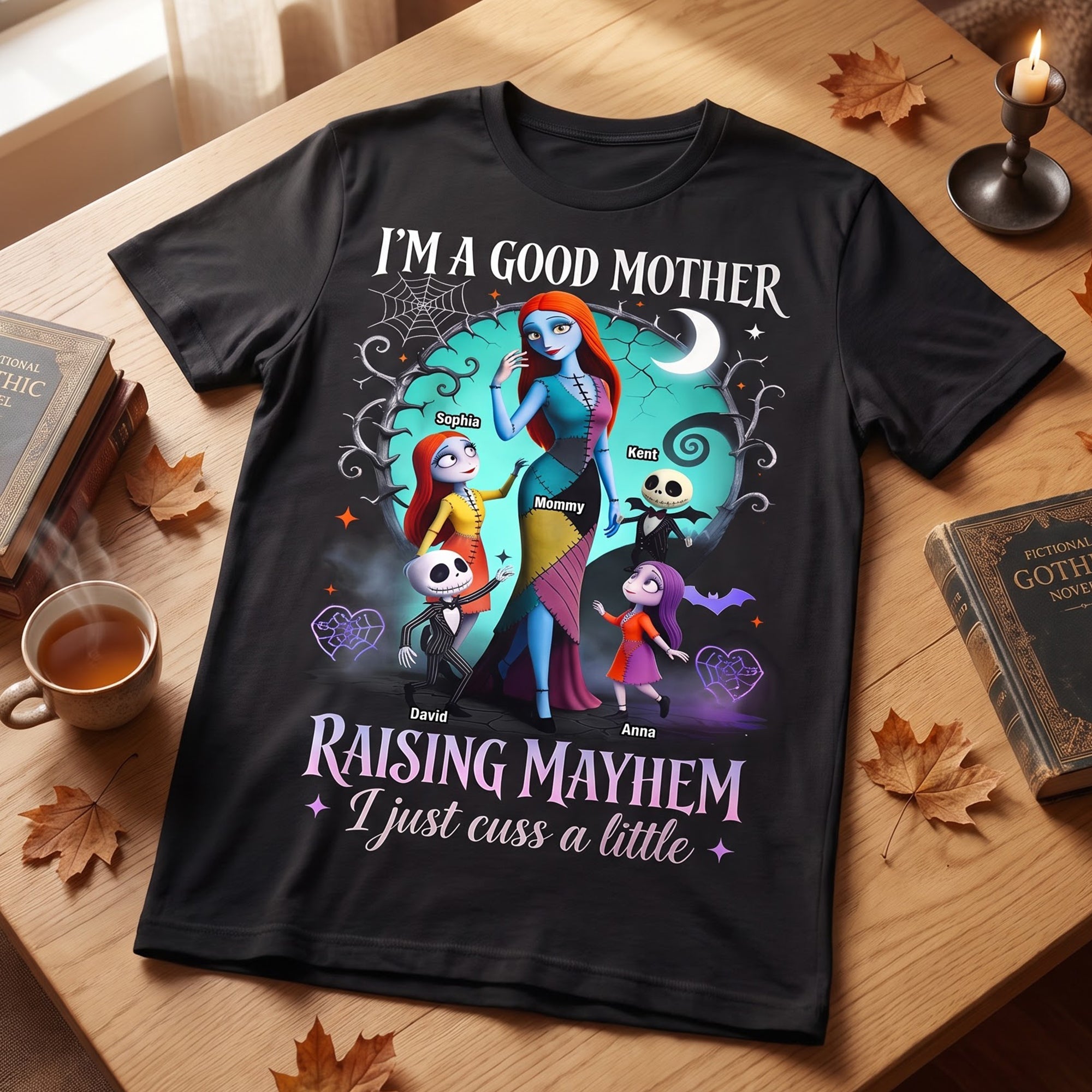 I'm a Good Mother, Raising Mayhem - Personalized 2D Shirt for Moms, Unique Halloween Gifts
