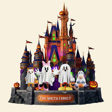 Load image into Gallery viewer, &quot;Spooktacular Family Fun!&quot; - Personalized Halloween Wood Sign - Custom Gift for Families, Kids, and Halloween Enthusiasts Wood Sign PopCulturePrints
