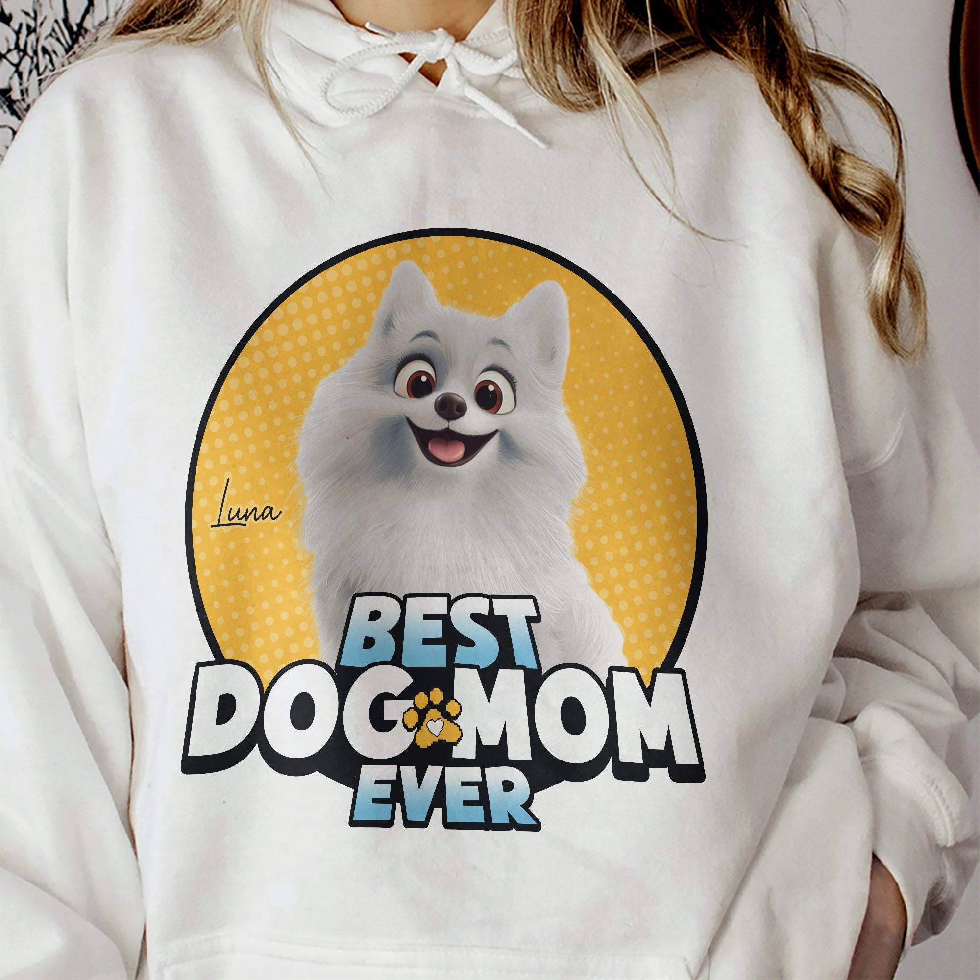 Best Dog Mom Ever - Personalized Dog Mom Shirt Shirt PopCulturePrints