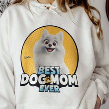 Load image into Gallery viewer, Best Dog Mom Ever - Personalized Dog Mom Shirt Shirt PopCulturePrints
