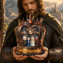 Load image into Gallery viewer, One Dad to Rule Them All - Personalized Acrylic Plaque Gift for Dads, Grandpas, and More Shaped Plaques PopCulturePrints
