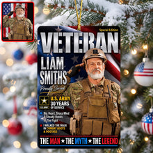 Load image into Gallery viewer, Military Honors Acrylic Ornament - Custom Photo Christmas Gifts For Veterans 05huqn260826 Ornament PopCulturePrints
