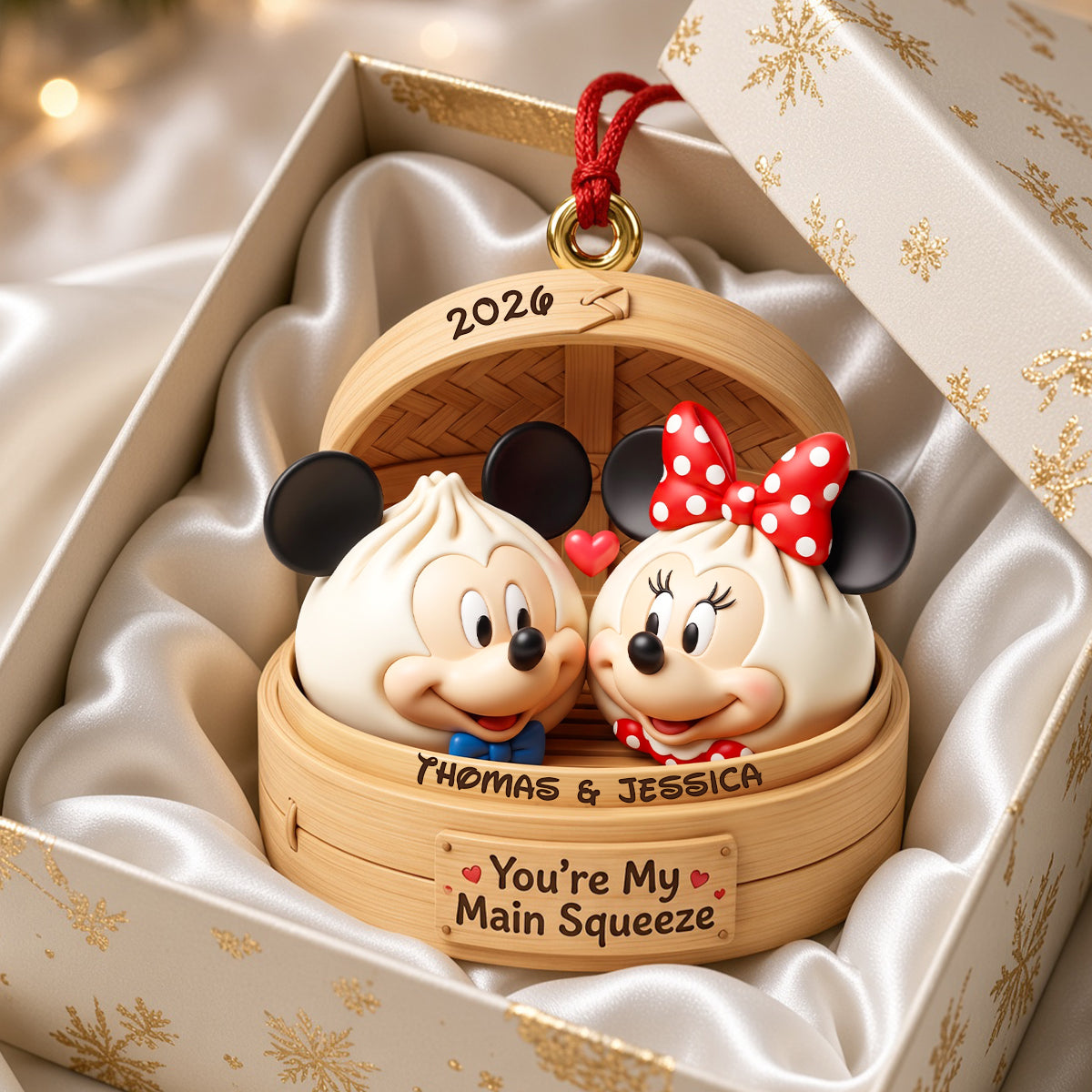 You're My Main Squeeze - Personalized Christmas Ornament for Couples