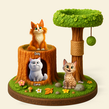 Load image into Gallery viewer, Personalized Cat Acrylic Plaque - A Unique Gift for Cat Lovers Shaped Plaques PopCulturePrints
