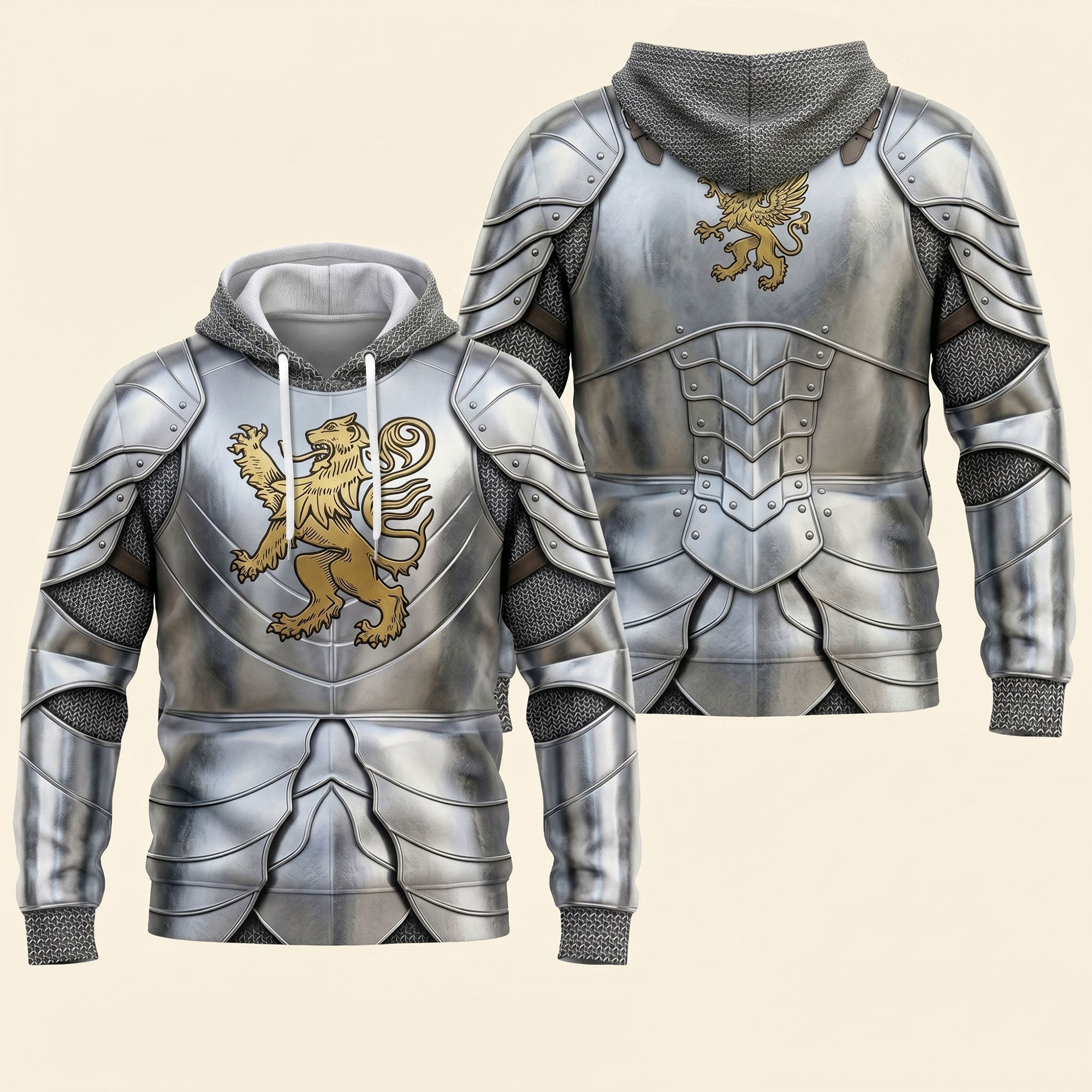 Unleash Your Inner Warrior - Royal Knight Armor Shirt - Personalized Gifts