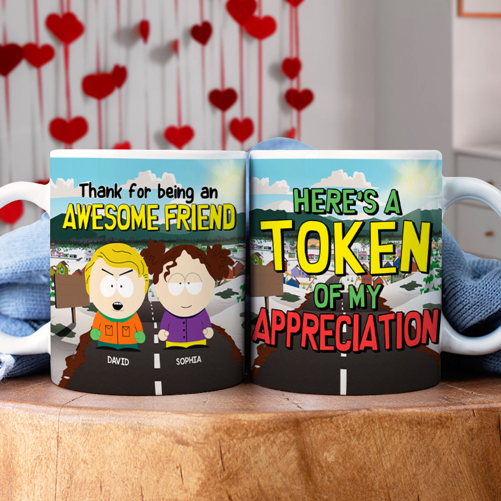 Personalized Awesome Friend Appreciation Coffee Mug