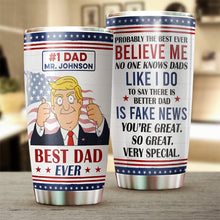 Load image into Gallery viewer, &quot;Probably the Best Ever Mom Gift&quot; - Personalized Terrific Mom Tumbler - Unique Gift for Mom, Grandma, and Special Women Tumbler Cup PopCulturePrints
