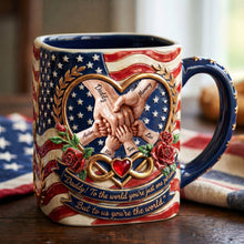 Load image into Gallery viewer, "Daddy! To the world you're just one person - Personalized Infinity Love Accent Mug for Dads, Grandpas, and Family" Coffee Mug PopCulturePrints
