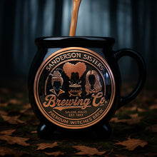 Load image into Gallery viewer, “Brew Up Some Magic” - Personalized Witch Brewing Cauldron Mug - Perfect Gift for Witch Lovers Cauldron Mug PopCulturePrints
