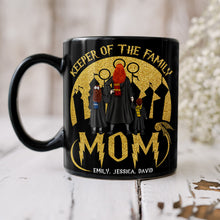 Load image into Gallery viewer, Personalized Harry Potter Family Mug - Keeper of the Family Mom
