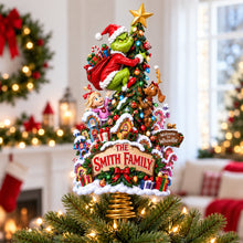 Load image into Gallery viewer, “Bring Whoville to Your Home!” – Cheeky Christmas Village Tree Topper - Personalized Gifts For Family
