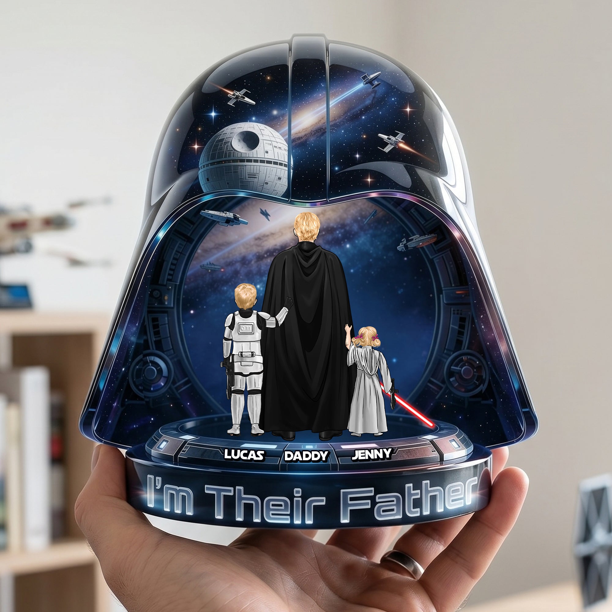 I'm Their Father - Unique Personalized Acrylic Plaque for Dads Shaped Plaques PopCulturePrints