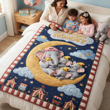 Load image into Gallery viewer, "Goodnight Mommy" - A Heartwarming Personalized Blanket for Moms and Grandmas Blanket PopCulturePrints
