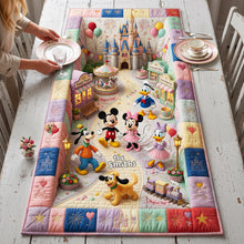 Load image into Gallery viewer, Create Your Own Magical Moments - Sweet Street Quilted Table Runner, Personalized Gift for Family and Friends
