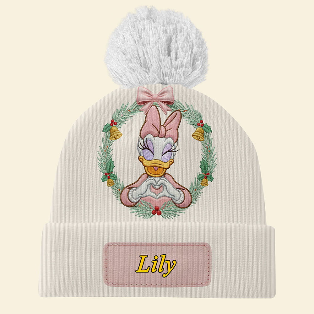 Bring Joy with Our Cute Cartoon Bobble Beanie Hat - Personalized Gifts for Kids Hat PopCulturePrints