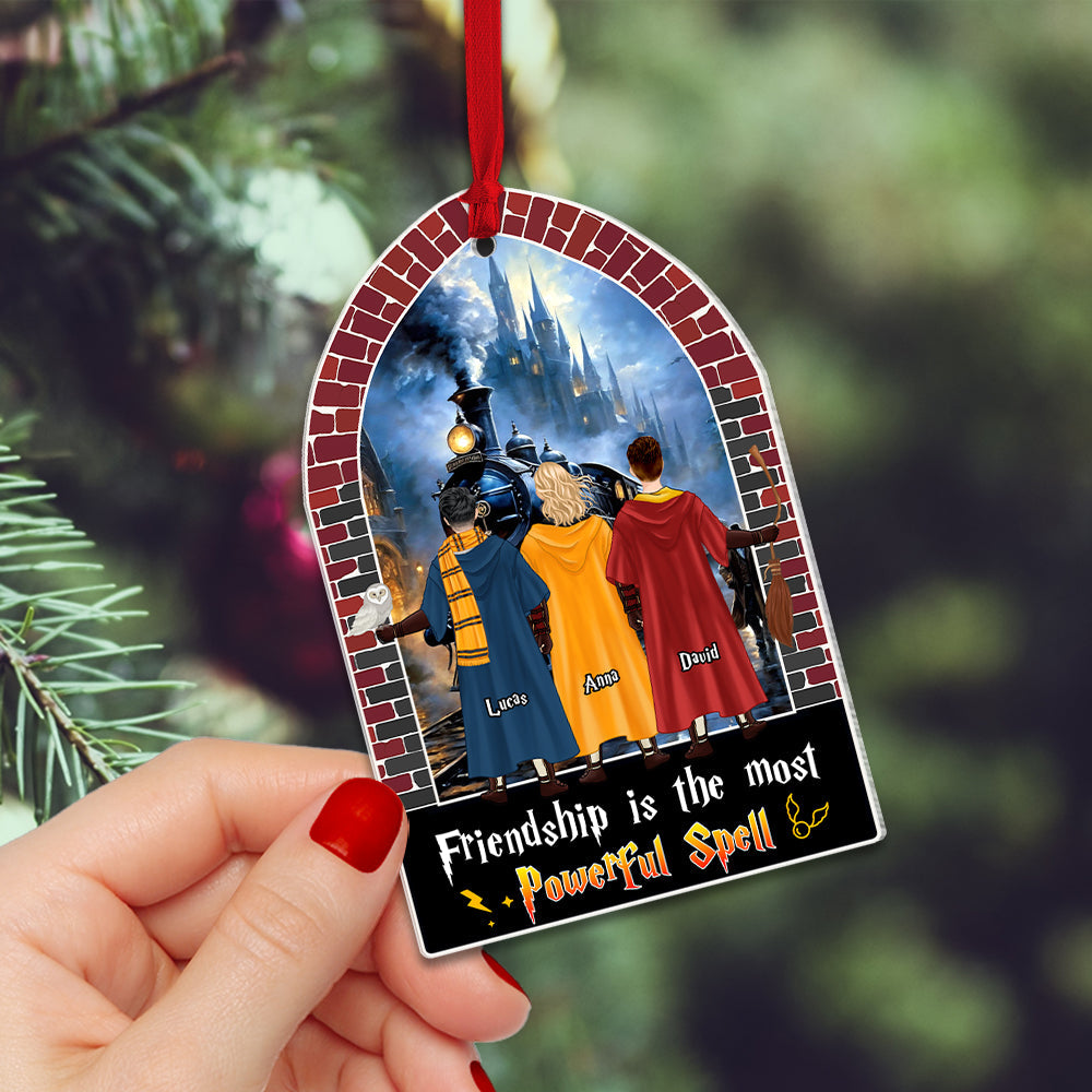 Personalized Friendship Magic Christmas Tree Ornament