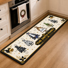 Load image into Gallery viewer, Bring Joy to Your Home with Our Christmas Tree Family Runner Rug - Personalized Gift for Families
