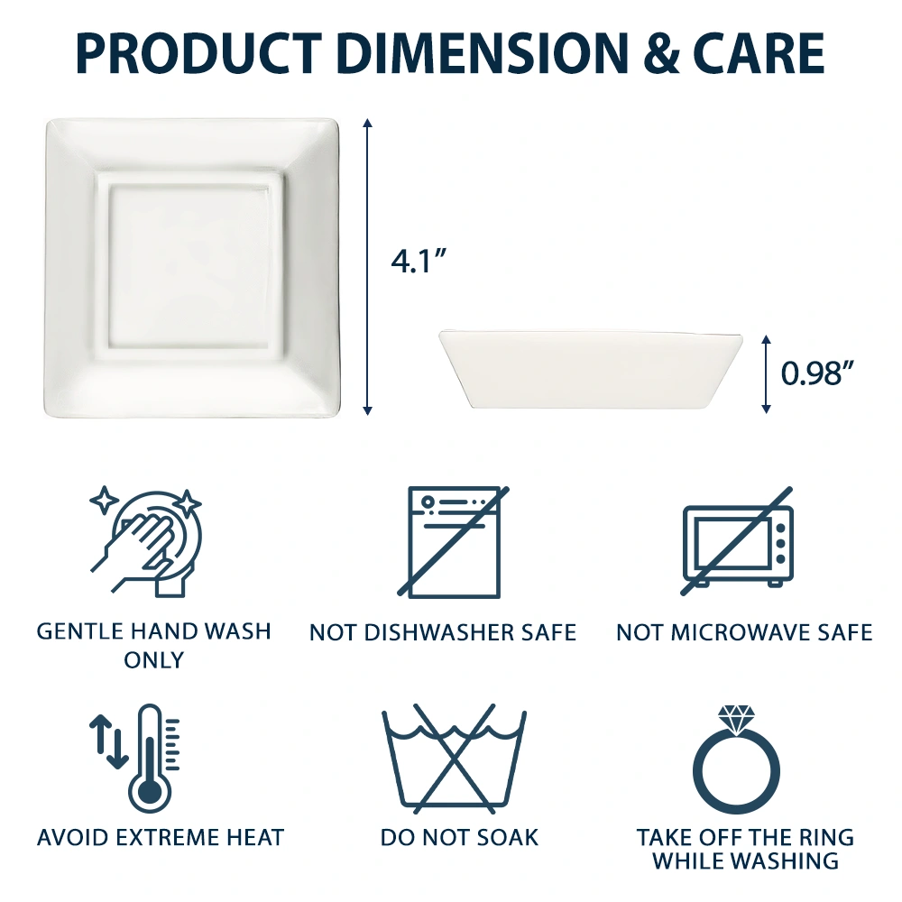 A Sweet Ending To A New Beginning - Personalized Graduation Ring Dish Ring Dish PopCulturePrints