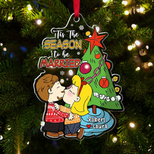 Load image into Gallery viewer, Personalized Couple Christmas Ornament - Perfect Valentine&#39;s Day Gifts for Newlyweds Ornament PopCulturePrints
