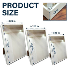 Load image into Gallery viewer, Sometimes You Forget You're Beautiful - Personalized LED Mirror Frame Lamp Mirror Frame Lamp PopCulturePrints

