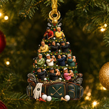 Load image into Gallery viewer, Merry Golfmas Christmas Ornament - Personalized for Golf Lovers

