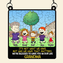 Load image into Gallery viewer, Custom Grandma Suncatcher Ornament - Personalized Family Gift
