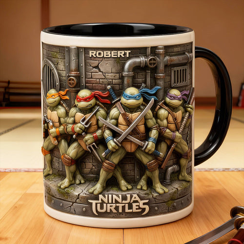 Ninja Turtles: Unleash Your Inner Fighter - Personalized Coffee Mug Coffee Mug PopCulturePrints