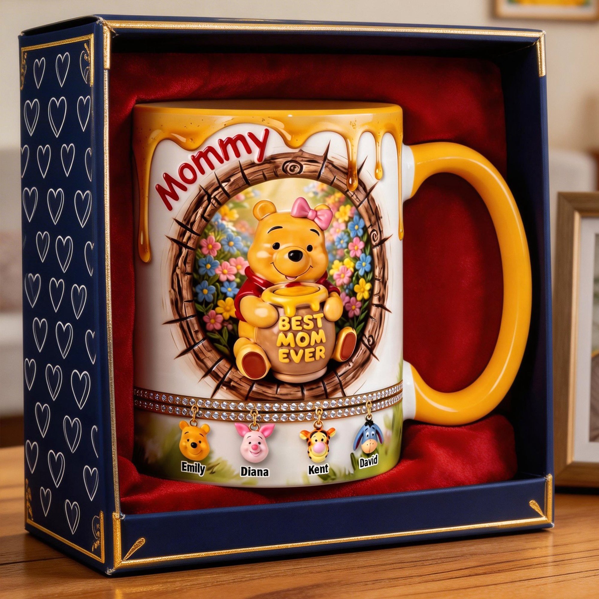 "Best Mom Ever" - Customizable Coffee Accent Mug for Special Moms - Perfect Gift for Mother's Day, Grandmas, and More Coffee Mug PopCulturePrints
