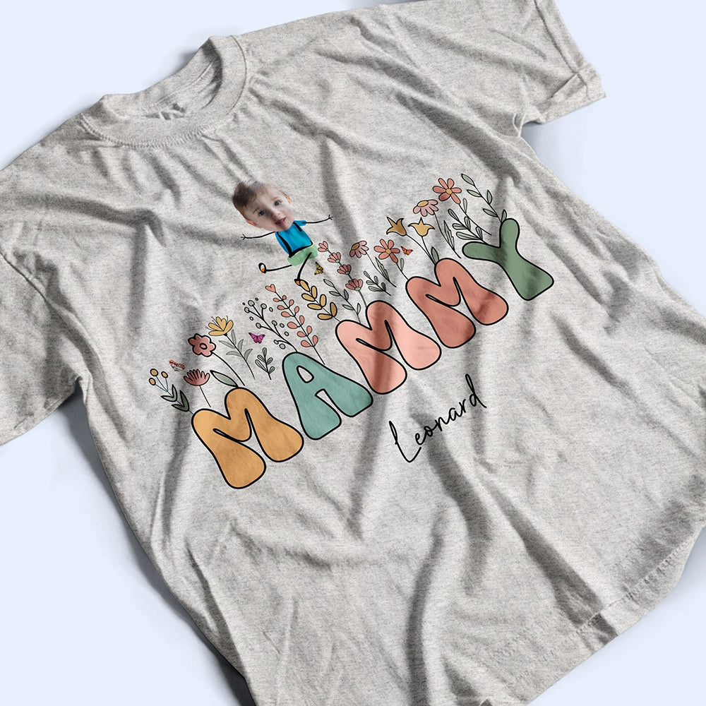 Grandma's Little Stars - Personalized T-Shirt T-shirt PopCulturePrints