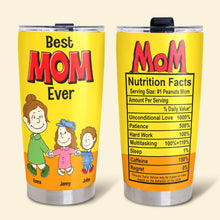 Load image into Gallery viewer, Best Mom Ever - Personalized Tumbler Gift for Mom &amp; Grandma Tumbler Cup PopCulturePrints
