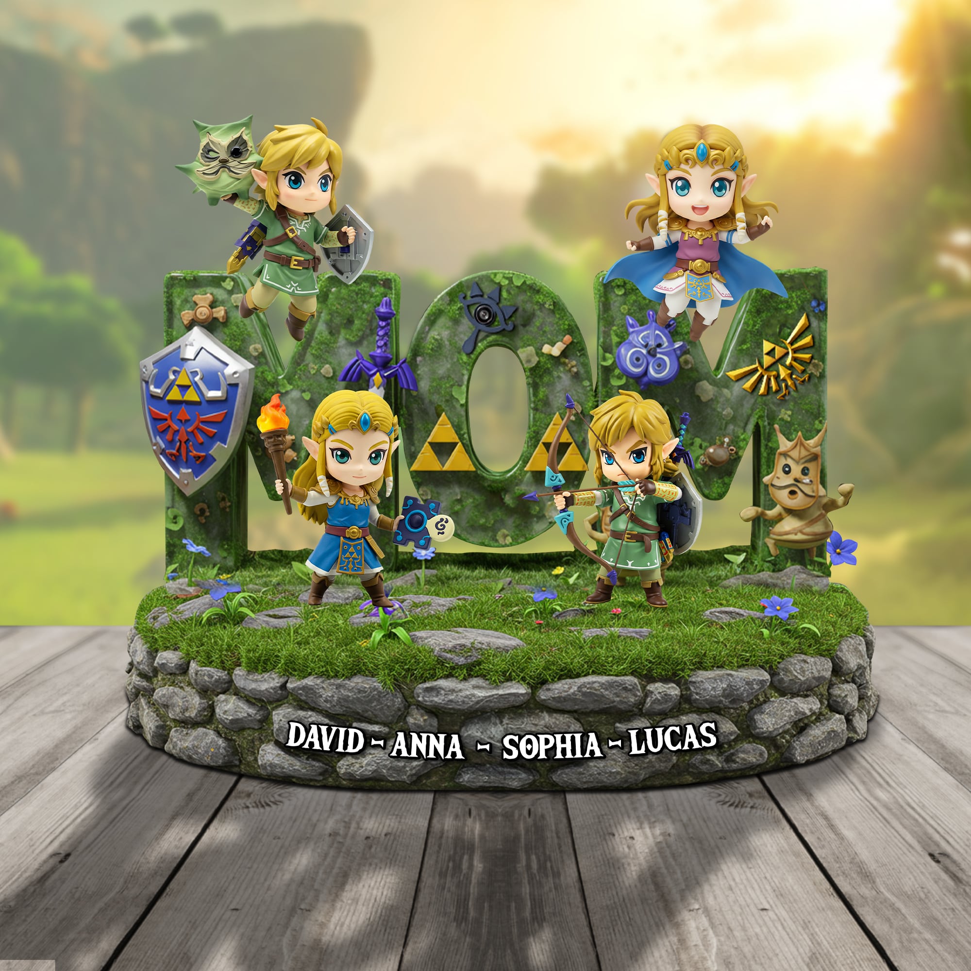 Legend Mom Plaque - A Personalized Gift for Every Mom Shaped Plaques PopCulturePrints