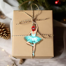Load image into Gallery viewer, Custom Ballet Dancer Christmas Ornament Ornament PopCulturePrints
