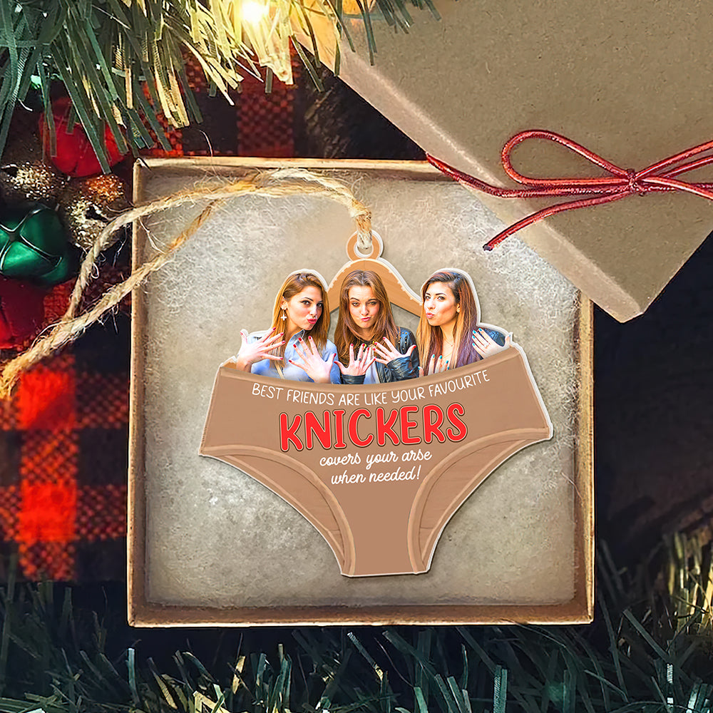 Custom Funny Friendship Knickers Christmas Ornament Ornament PopCulturePrints