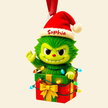Load image into Gallery viewer, Bring Joy to Your Tree - Santa’s Little Ornament Personalized Christmas Gifts Ornament PopCulturePrints
