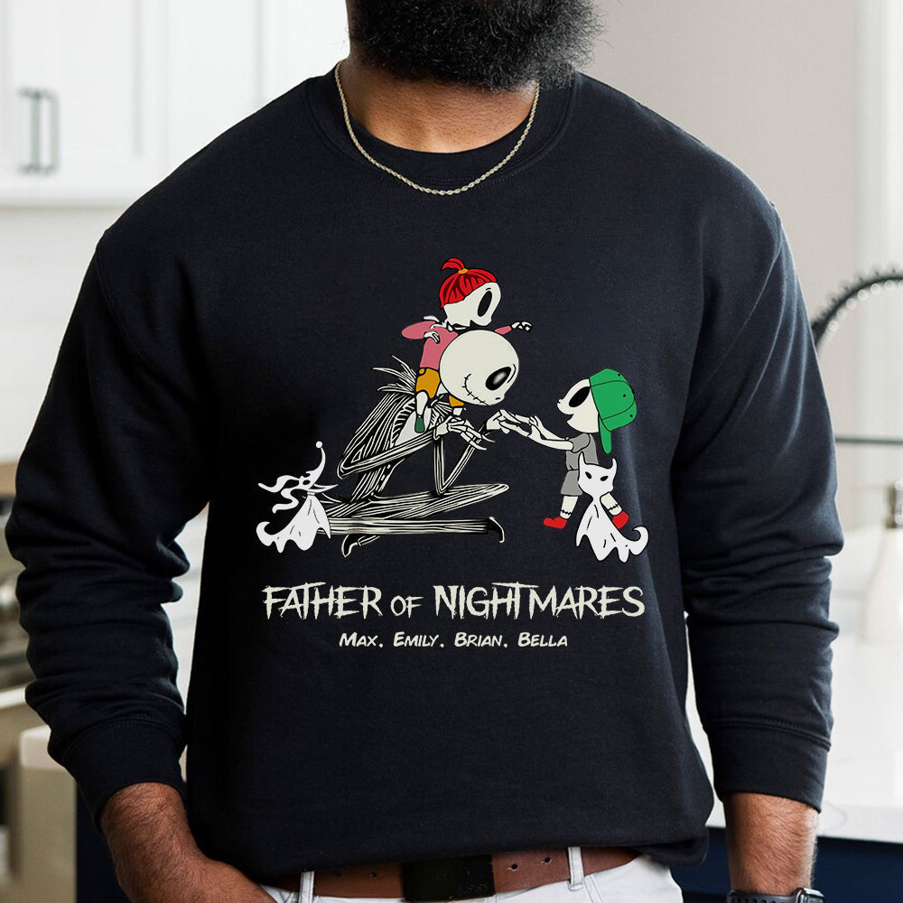 Personalized Father of Nightmares T-Shirt for Dad