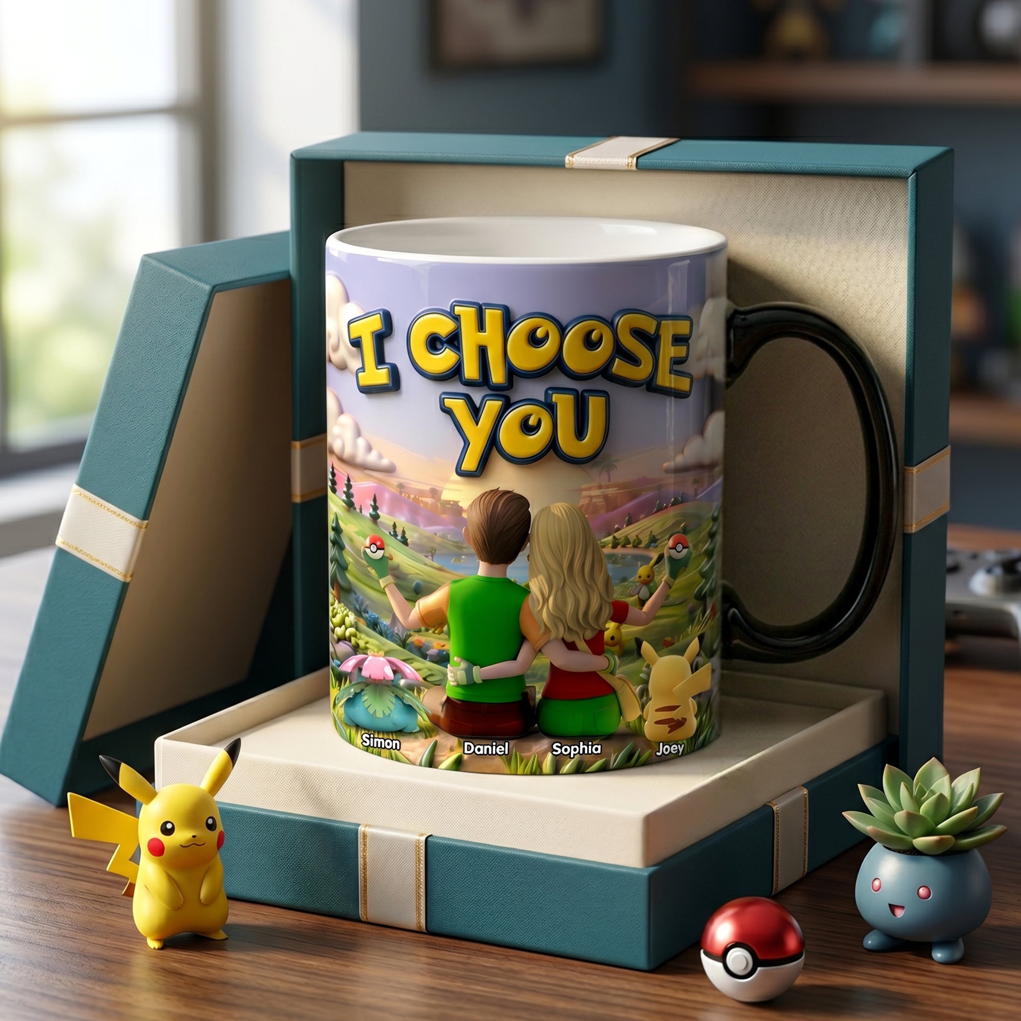 I Choose You Magic Mug - A Personalized Gift for Couples Coffee Mug PopCulturePrints