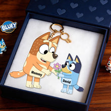 Load image into Gallery viewer, “A Heartwarming Gift for Every Mom” - Lovely Mommy &amp; Little Ones Keychain - Personalized Gift for Mom Keychains PopCulturePrints
