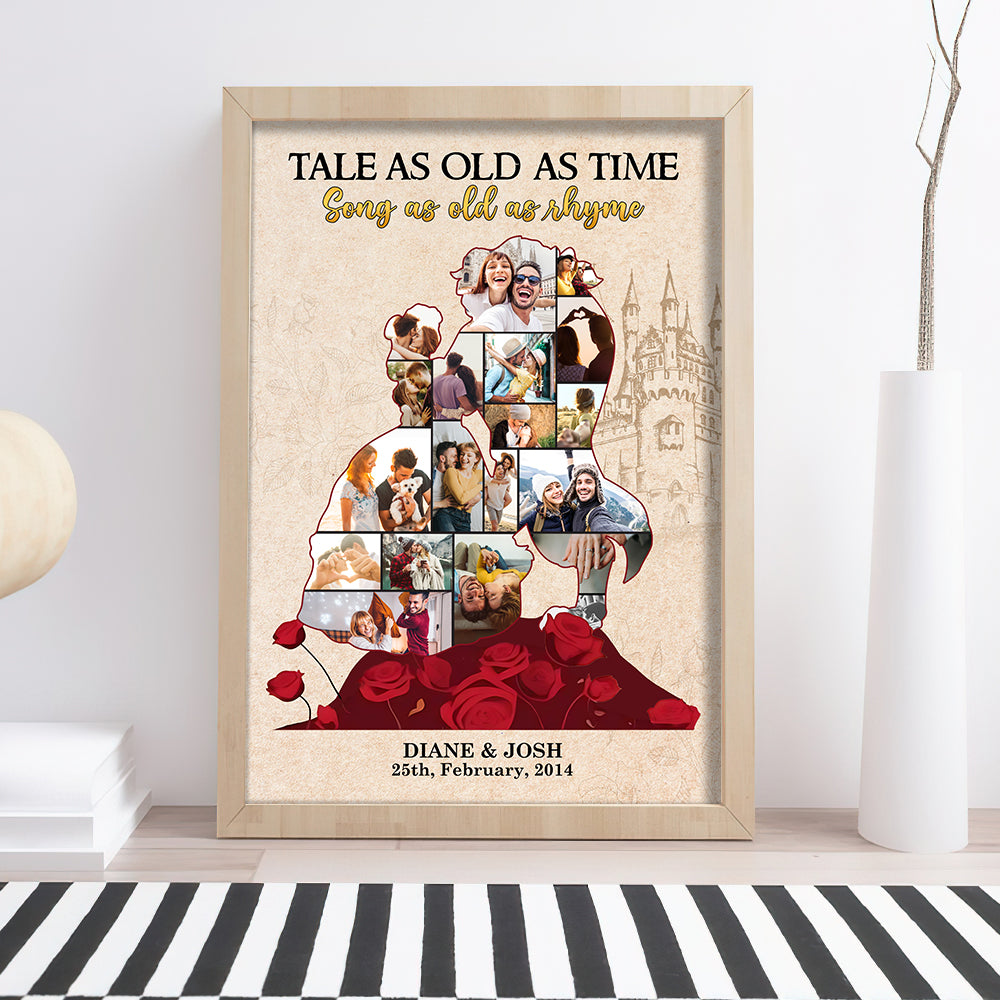 Fairytale Love Story Personalized Canvas for Couples - Valentine's Day Gifts Poster & Canvas PopCulturePrints