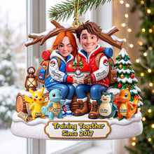 Load image into Gallery viewer, Training Together - Personalized Couple Ornament for Family Celebrations
