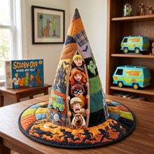 Load image into Gallery viewer, Horrified Peeking Out Quilted Witch Hat - Personalized Gifts 05qhtn140826 Quilted Witch Hat PopCulturePrints
