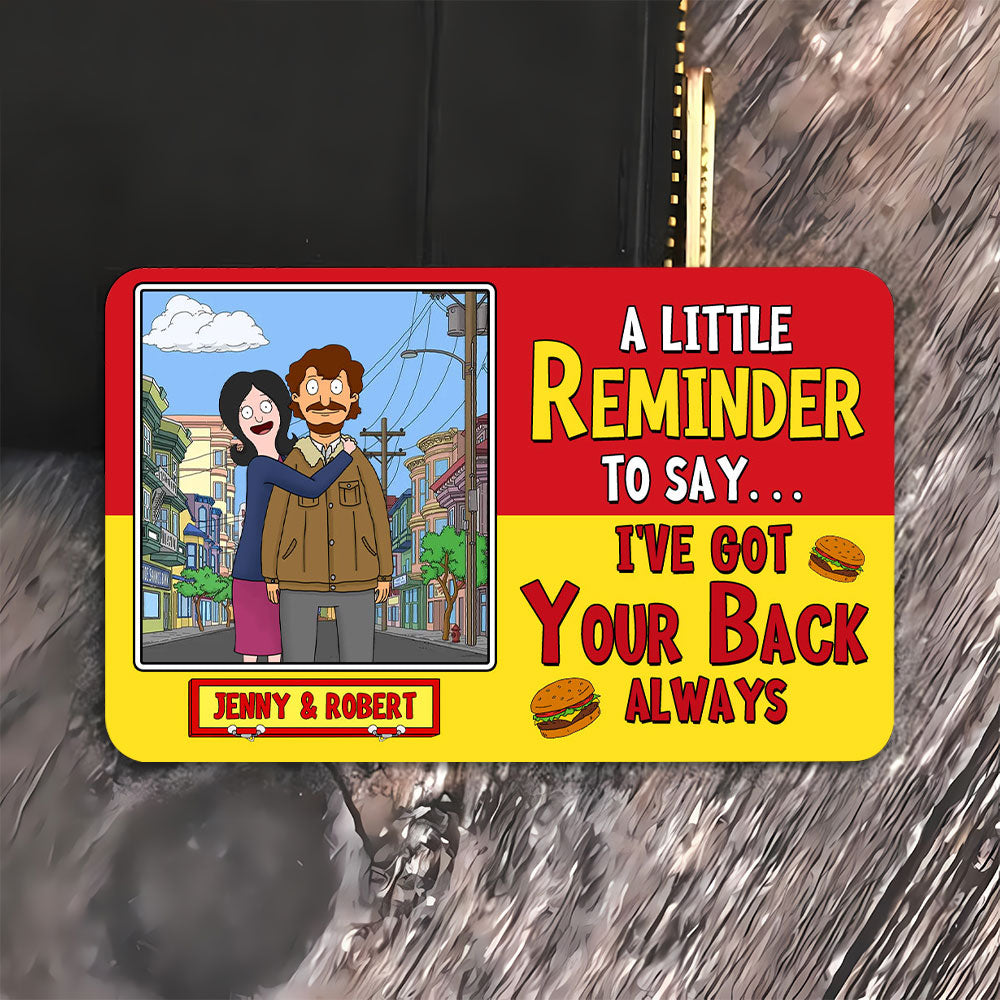 Personalized Couple Wallet Card - I've Got Your Back Wallet Card PopCulturePrints