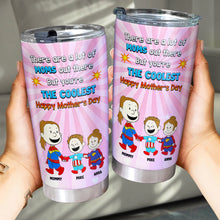 Load image into Gallery viewer, The Coolest Mom – Personalized Tumbler | Custom Gift for Mom, Grandma &amp; More Tumbler Cup PopCulturePrints
