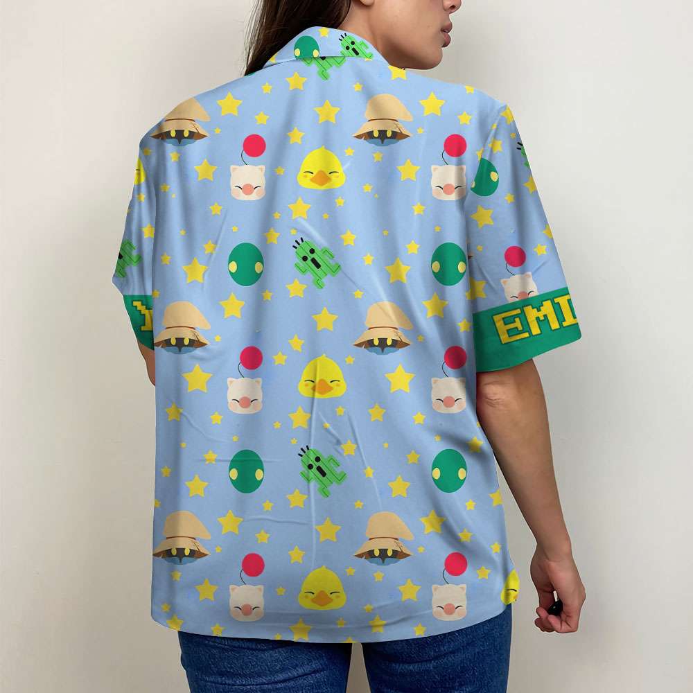 Custom Game Lover Hawaiian Shirt Set - Retro Character Design Hawaiian Shirts PopCulturePrints