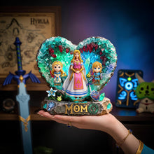 Load image into Gallery viewer, "Celebrate Mom with Little Legends!" - Personalized Acrylic Plaque Gift for Mom, Grandma, and More Shaped Plaques PopCulturePrints

