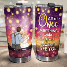 Load image into Gallery viewer, Personalized Tumbler for Couples - Romantic Valentine’s Day Gifts Idea Tumbler Cup PopCulturePrints
