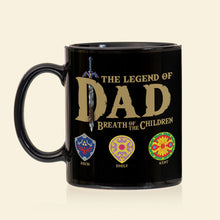 Load image into Gallery viewer, Legend of Dad Personalized Coffee Mug Coffee Mug PopCulturePrints

