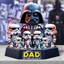 Load image into Gallery viewer, Best Dad In The Galaxy - Personalized Acrylic Plaque Shaped Plaques PopCulturePrints
