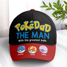 Load image into Gallery viewer, Custom PokéDad Cap - Personalized Father&#39;s Day Gift
